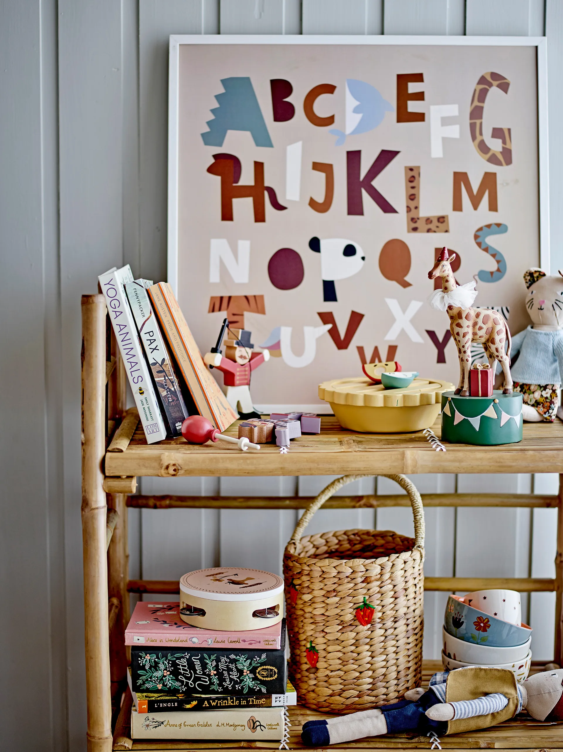 Zep Bücherregal 66x105 cm, Bamboo Bloomingville