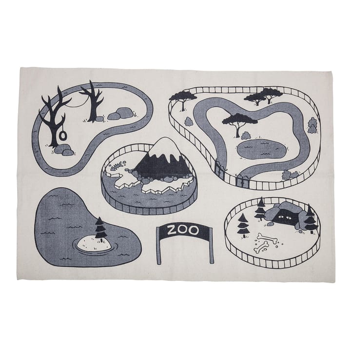 Zoo Kinderteppich, Grau Bloomingville