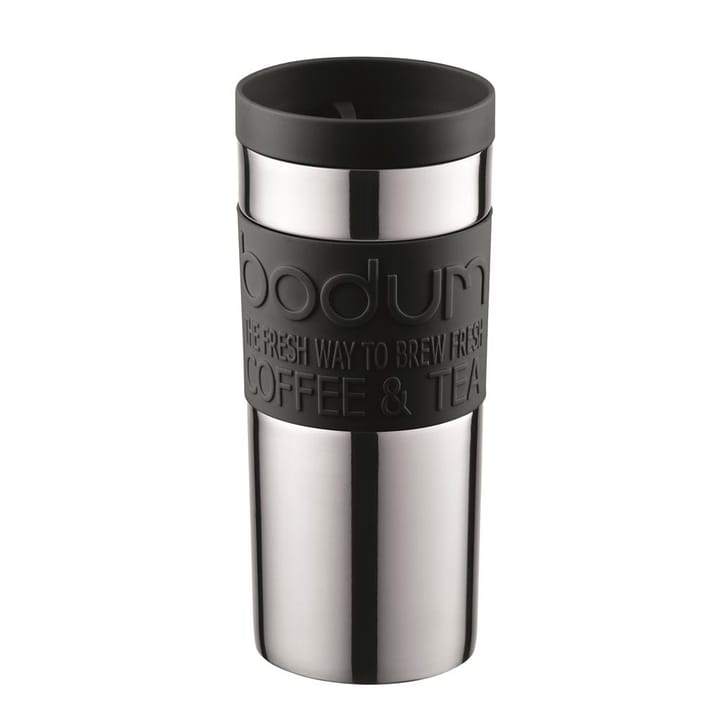 Bodum Travel Becher klein Edelstahl - Schwarz - Bodum