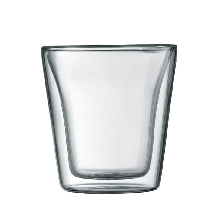 Canteen Becher Glas 2er Pack - 0,1 Liter - Bodum