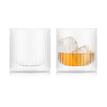 Douro Bar doppelwandiges Whiskeyglas 30 cl 2er-Pack - Klar - Bodum