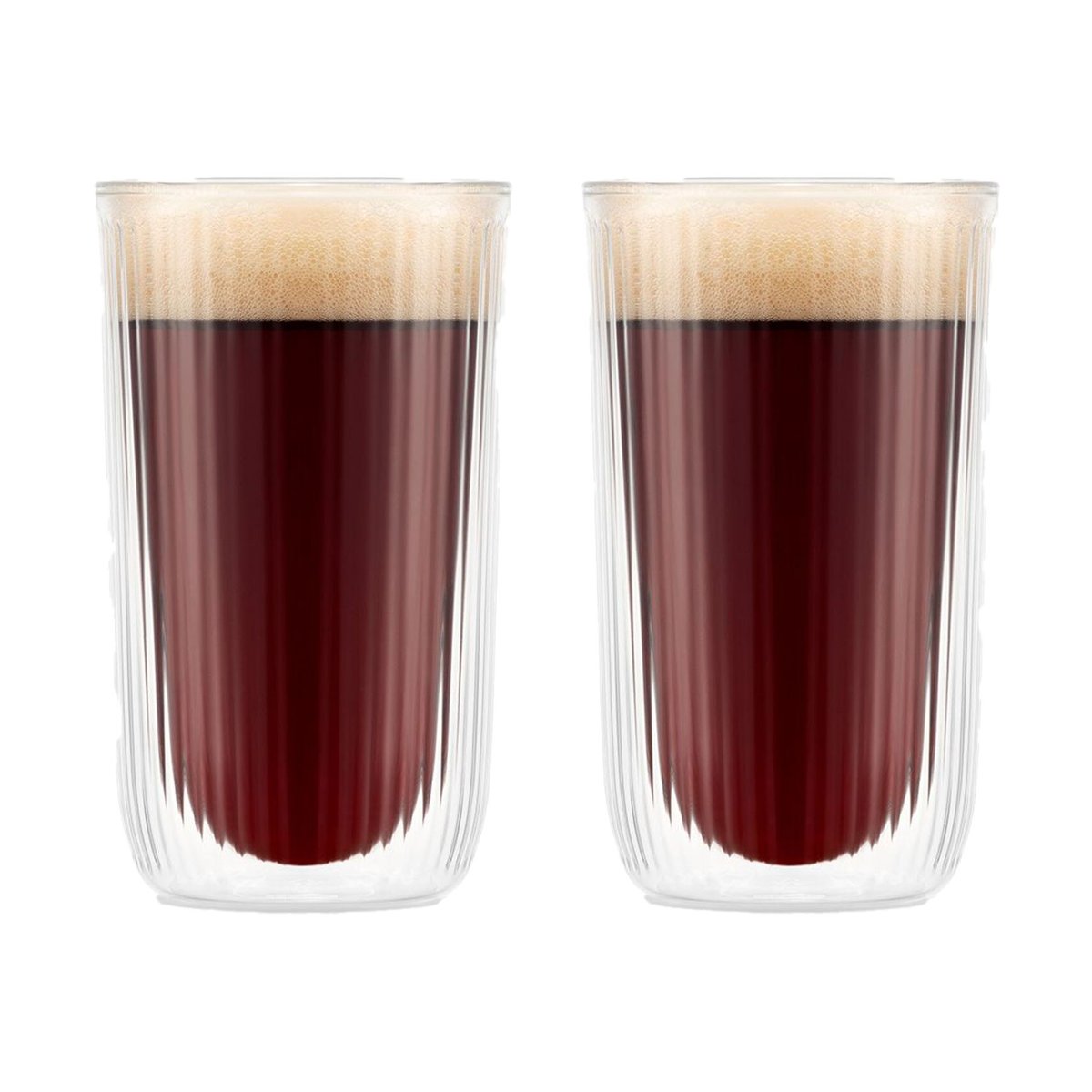 Bodum Douro doppelwandiges Bierglas 45 cl 2er-Pack Klar