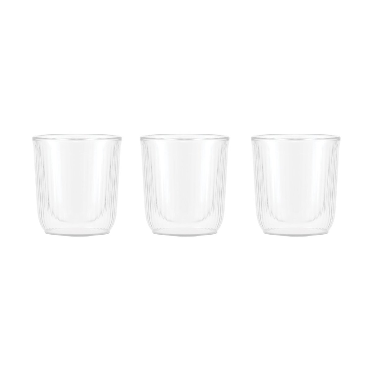 Bodum Douro doppelwandiges Sake-Glas 6 cl 3er-Pack Klar-bambu
