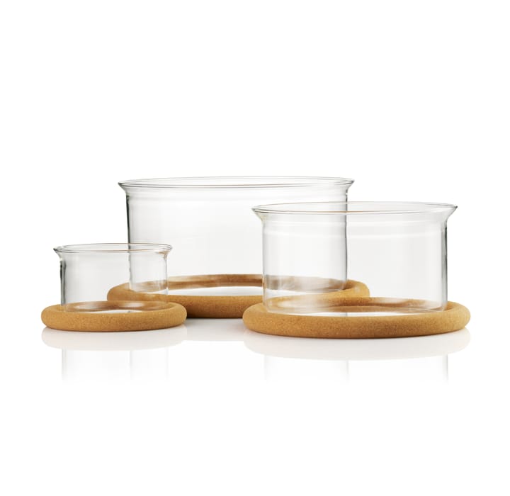 Hot Pot Schalenset mit Korkdeckel 3er Pack - Glas - Bodum