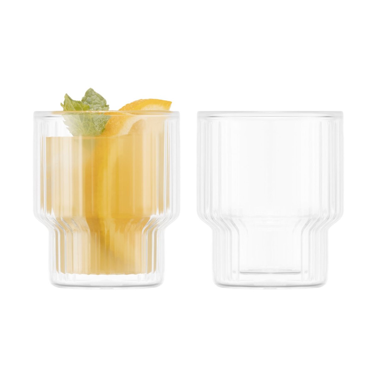 Bodum Navalia doppelwandiges Glas 15 cl 2er-Pack Klar