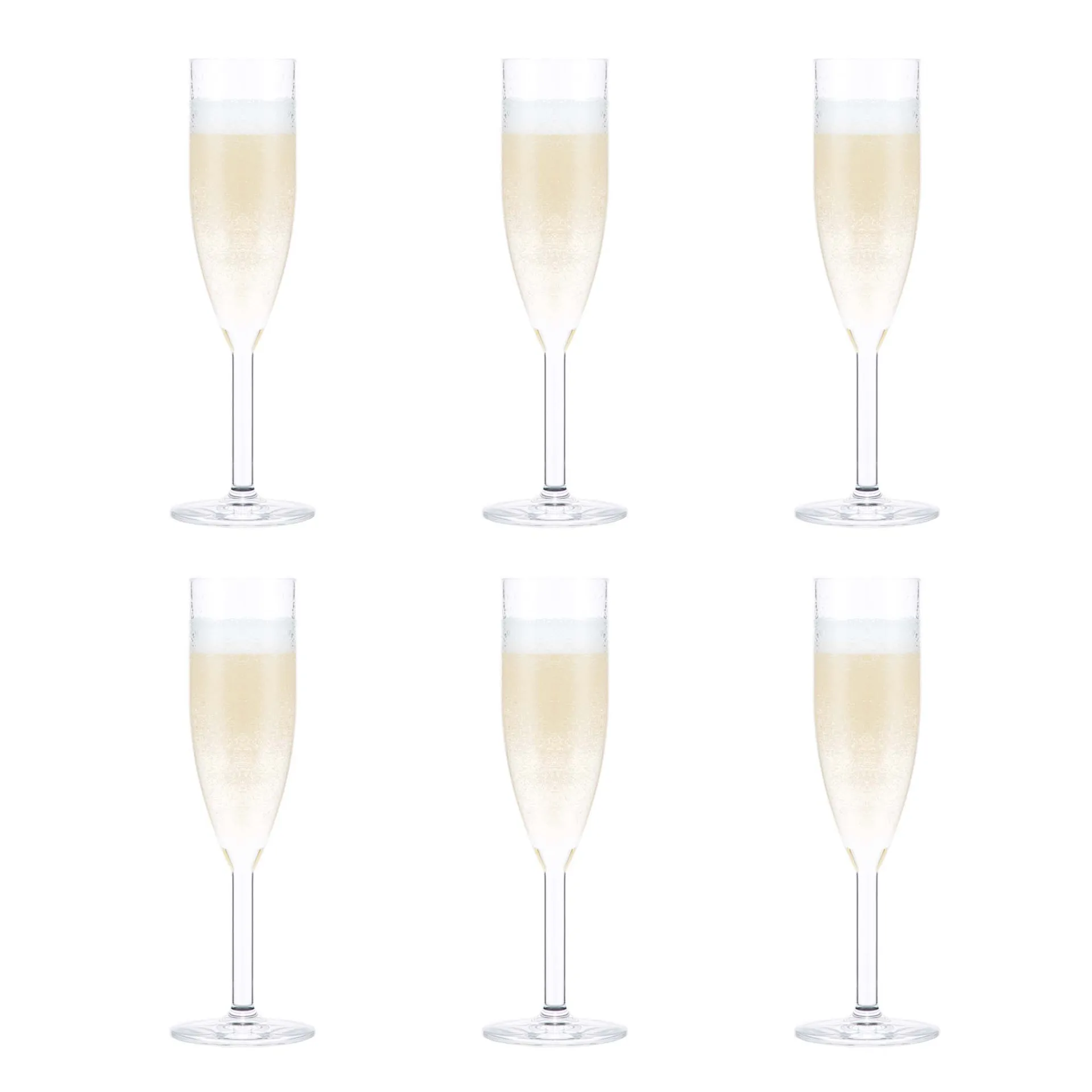 Oktett Champagnerglas 6er Pack, 12cl Bodum