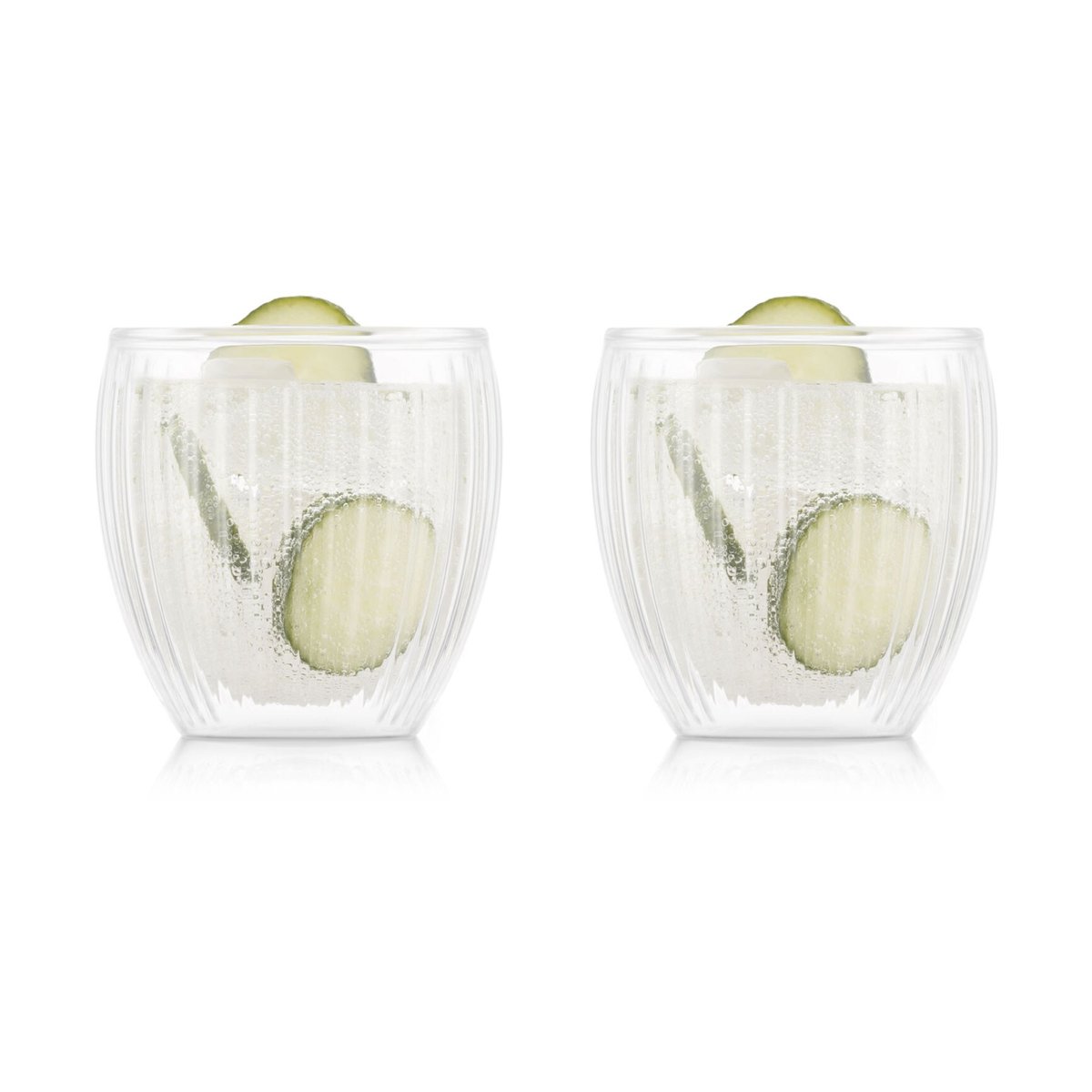 Bodum Pavina doppelwandiges Glas 20 cl 2er-Pack Klar