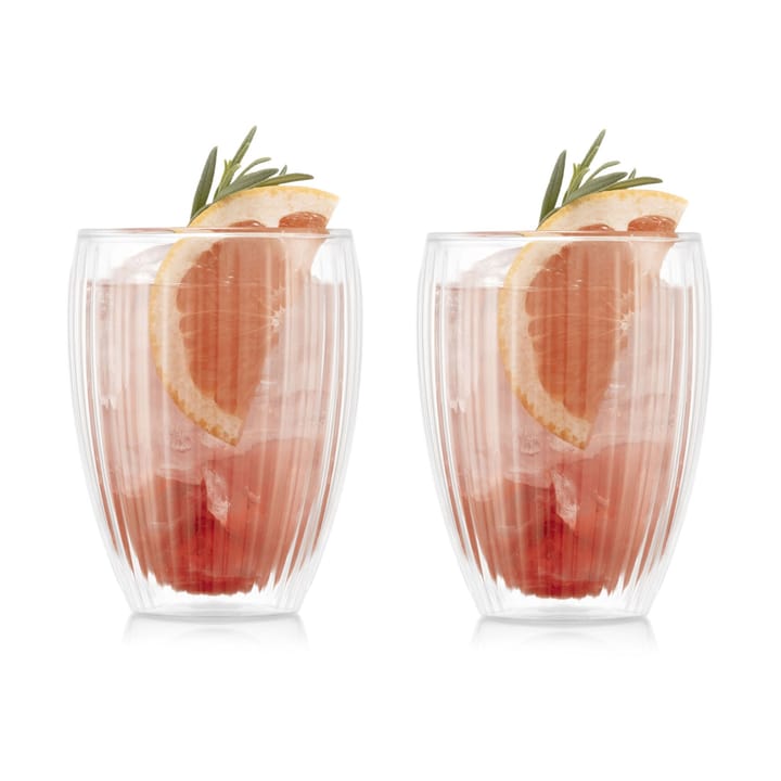 Pavina doppelwandiges Glas 32 cl 2er-Pack - Klar - Bodum