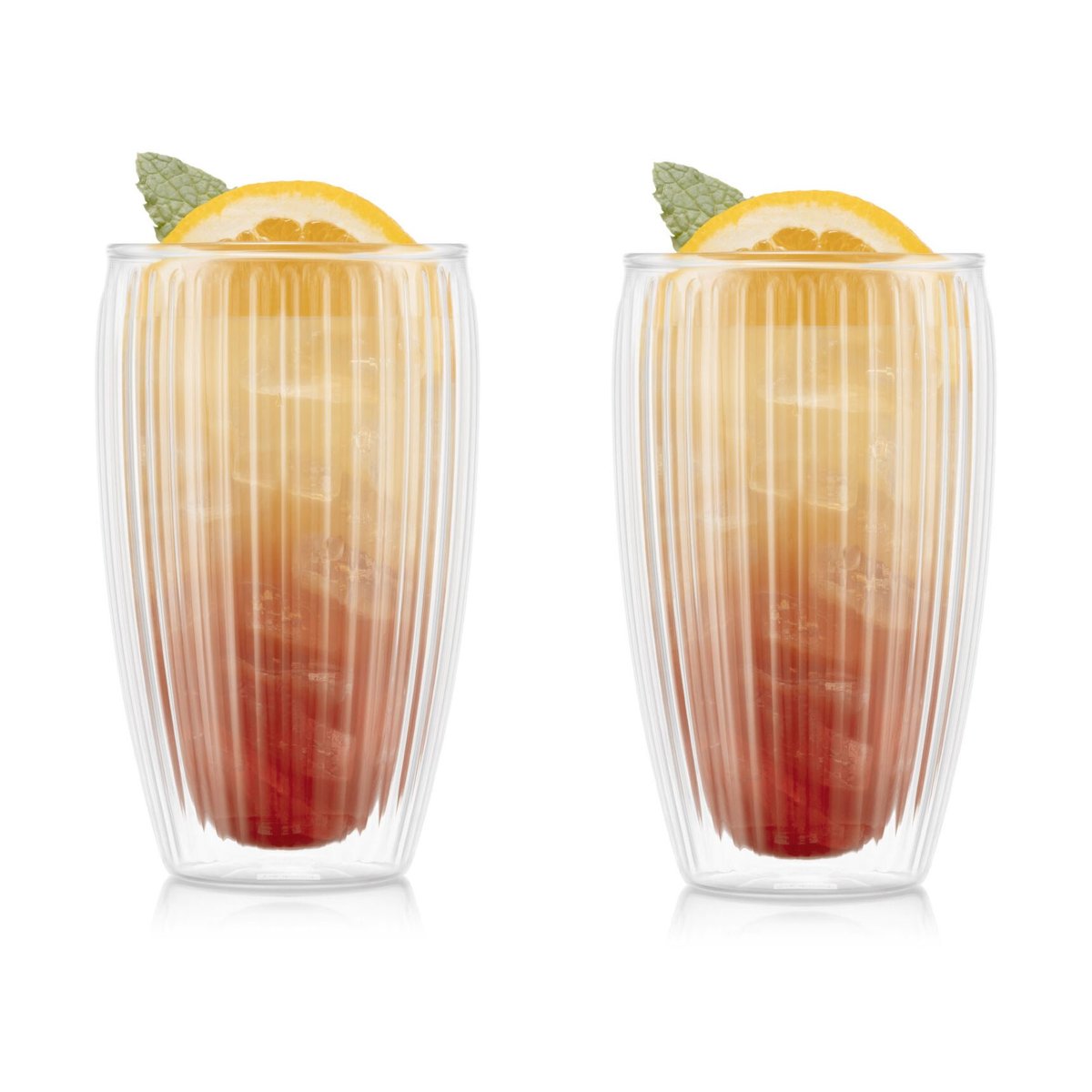 Bodum Pavina doppelwandiges Glas 45 cl 2er-Pack Klar