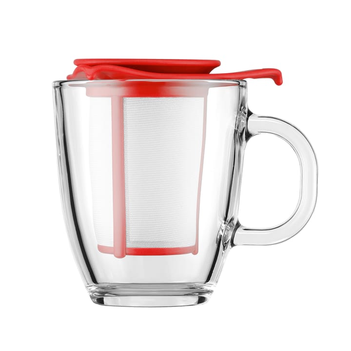 Yo-Yo Tasse mit Teesieb - Rot - Bodum