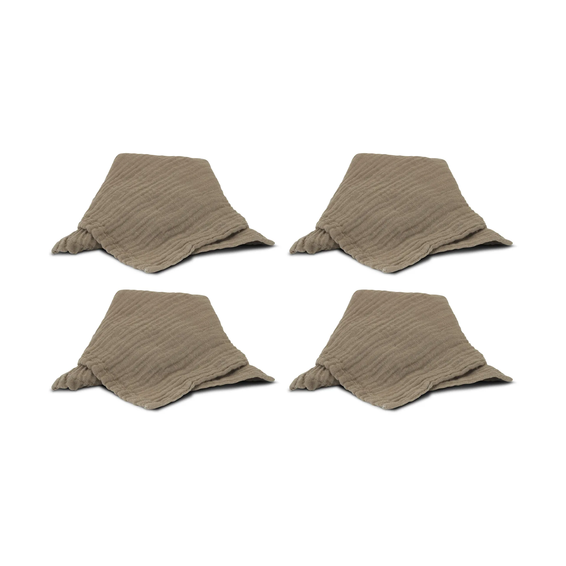 Astrid Serviette 40x40cm 4er Pack, Braun Boel & Jan
