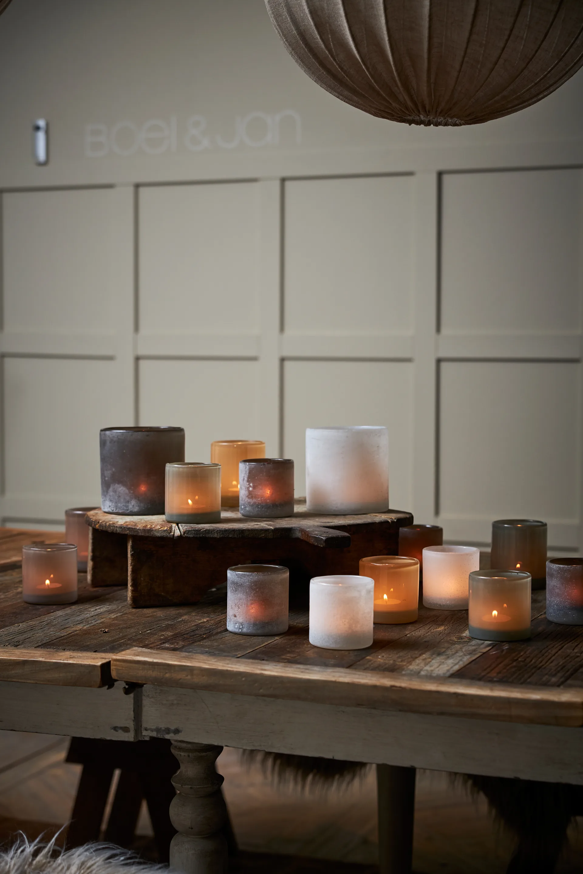 Bungenäs Teelichthalter Ø8cm, Braun Boel & Jan