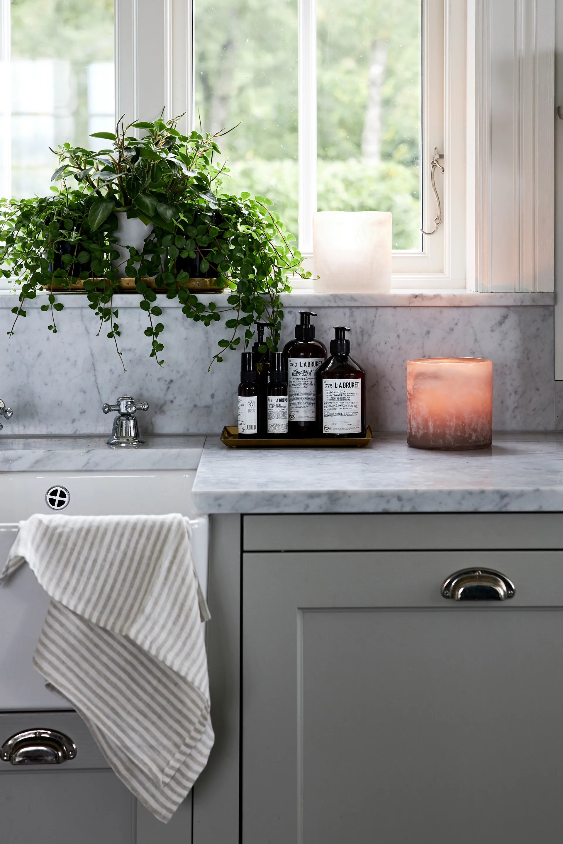 Bungenäs Teelichthalter Ø8cm, Braun Boel & Jan