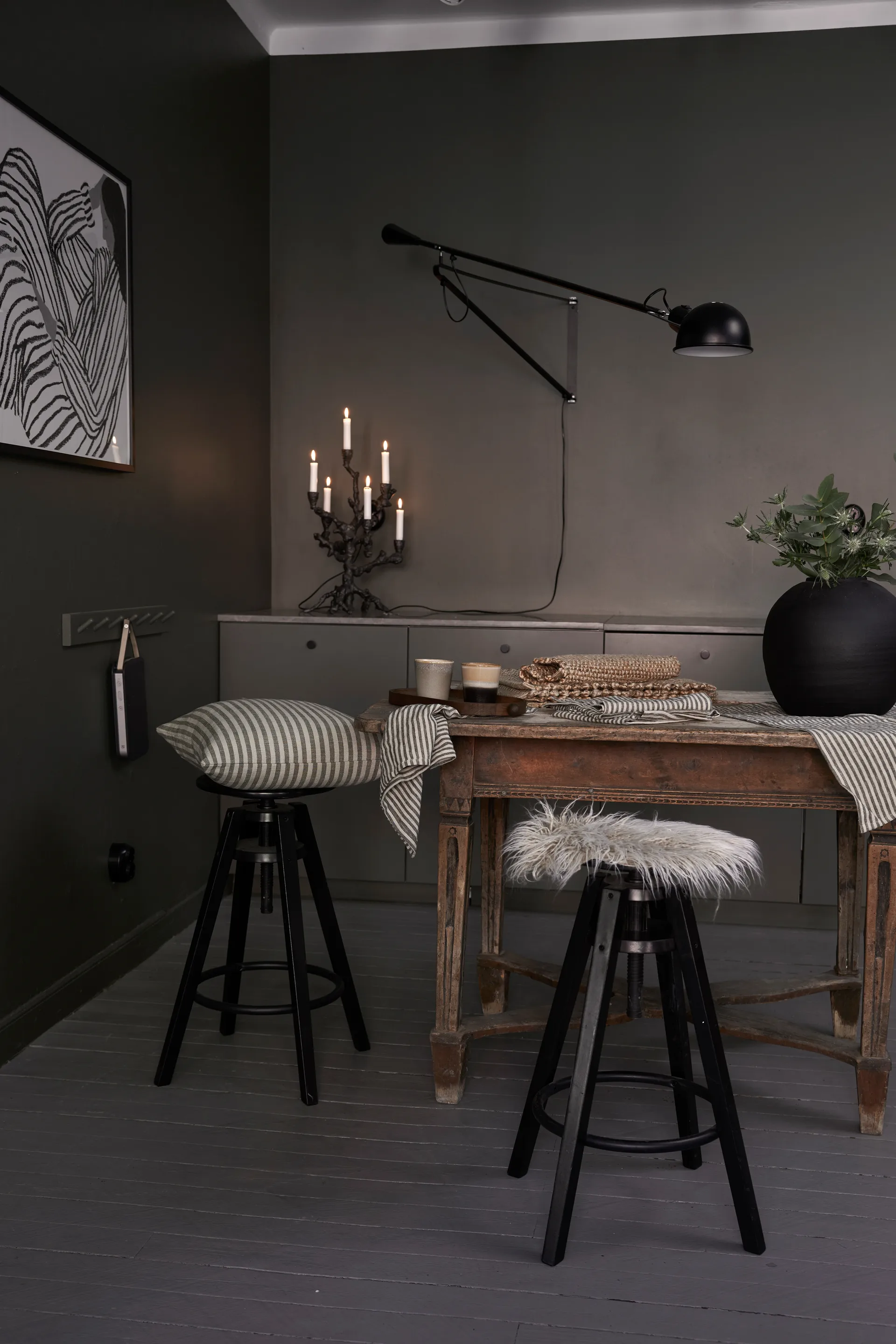 Dolly Stuhlkissen Ø35cm, Braun Boel & Jan