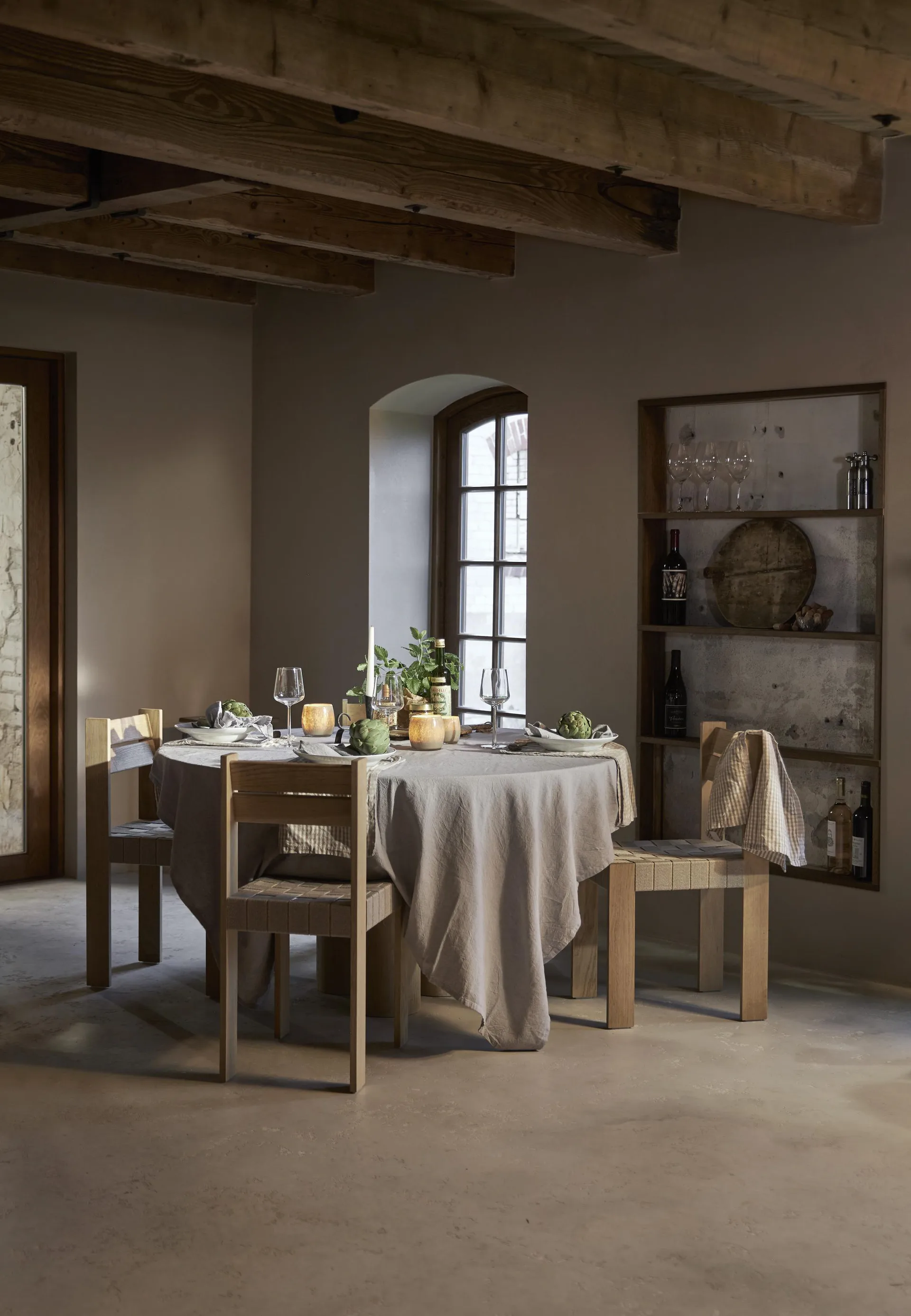 Goya Windlicht Ø10cm, Weiß Boel & Jan