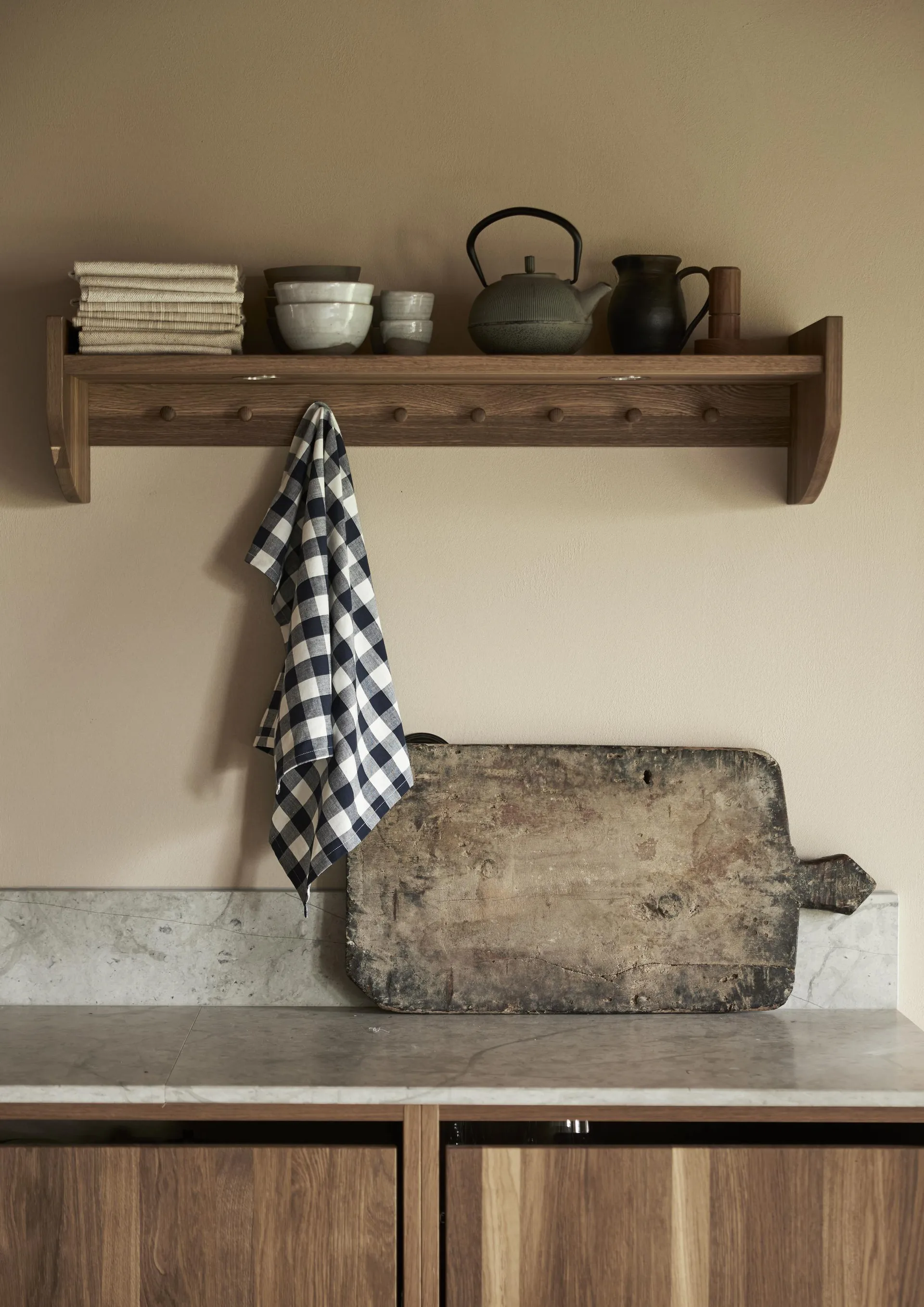 Grete Geschirrtuch 50 x 70cm, Blau Boel & Jan