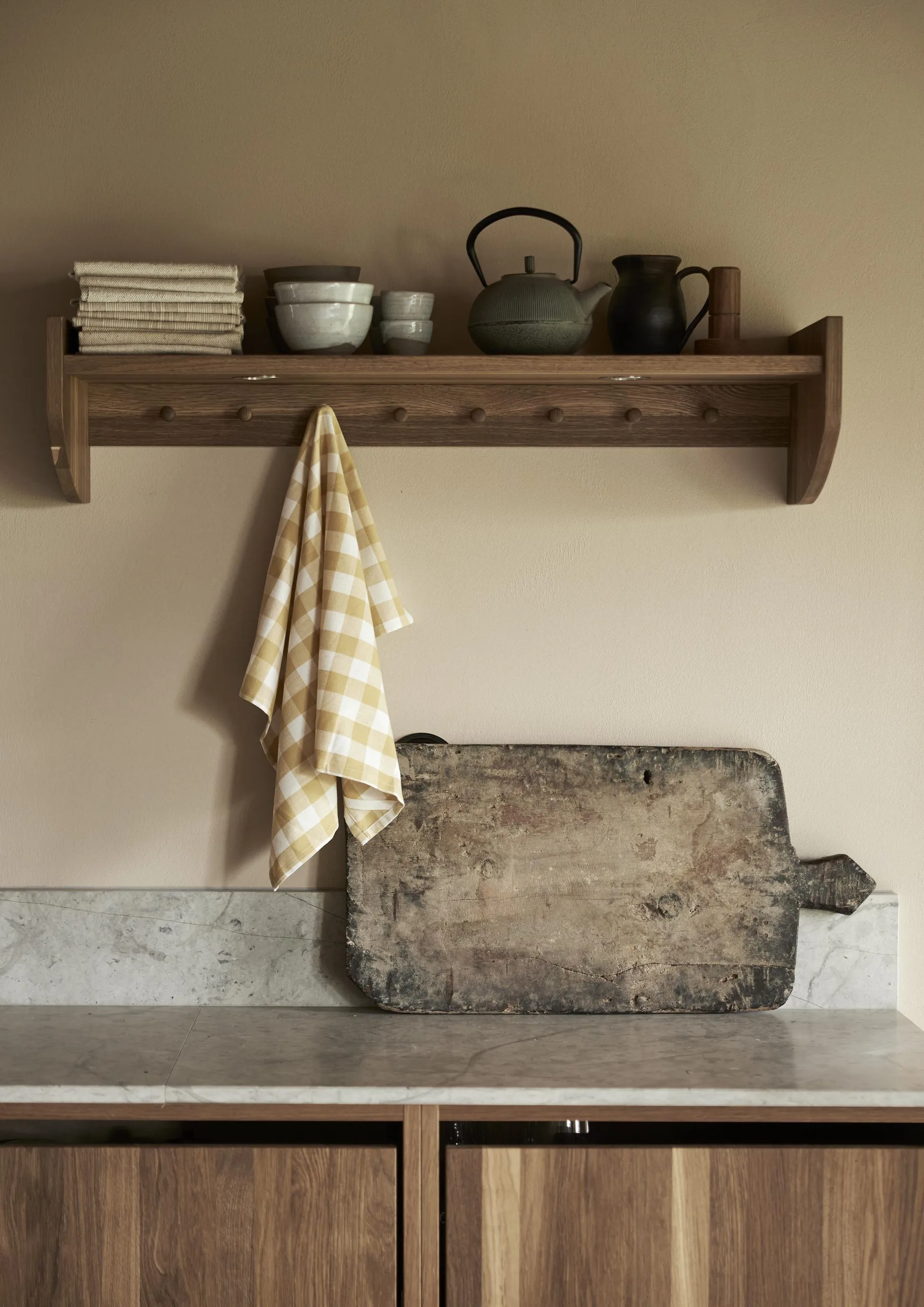 Grete Geschirrtuch 50 x 70cm, Gelb Boel & Jan