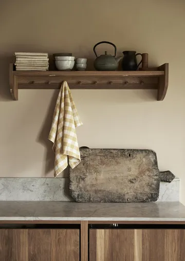 Grete Geschirrtuch 50 x 70cm - Gelb - Boel & Jan