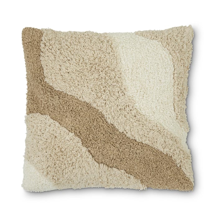 Idun Kissenbezug 45x45cm, Beige-braun Boel & Jan