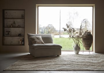Idun Kissenbezug 45x45cm - Beige-braun - Boel & Jan