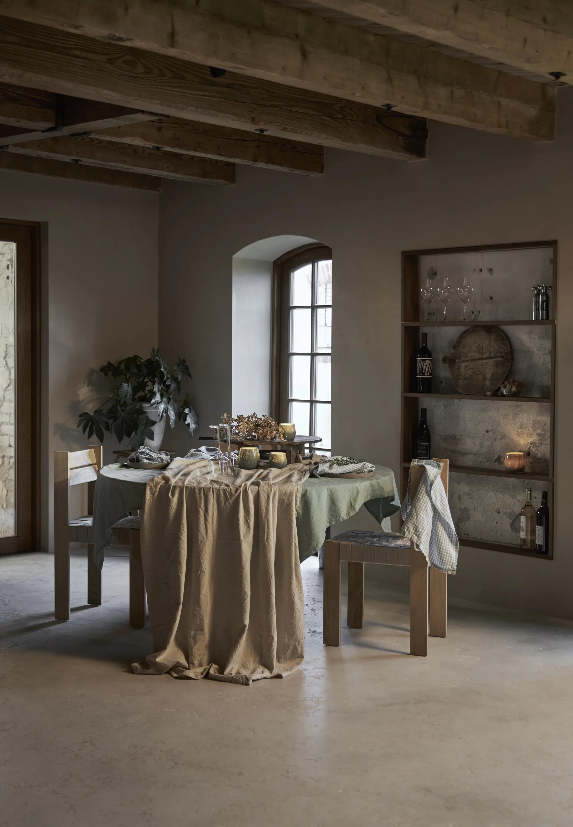 Lundgren Geschirrtuch 50 x 70cm, Beige Boel & Jan