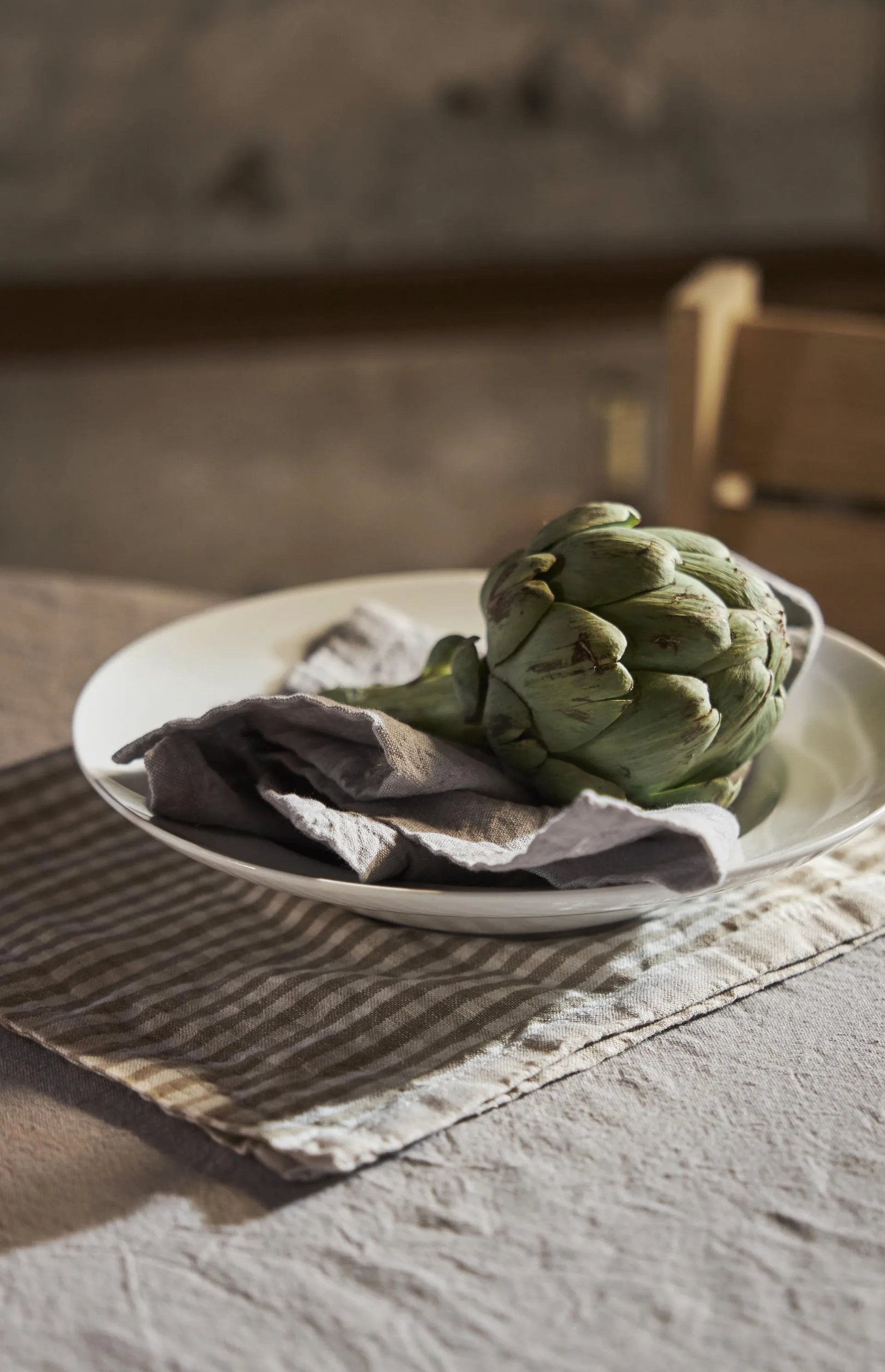 Lundgren Serviette 40 x 40cm 2er Pack, Beige Boel & Jan