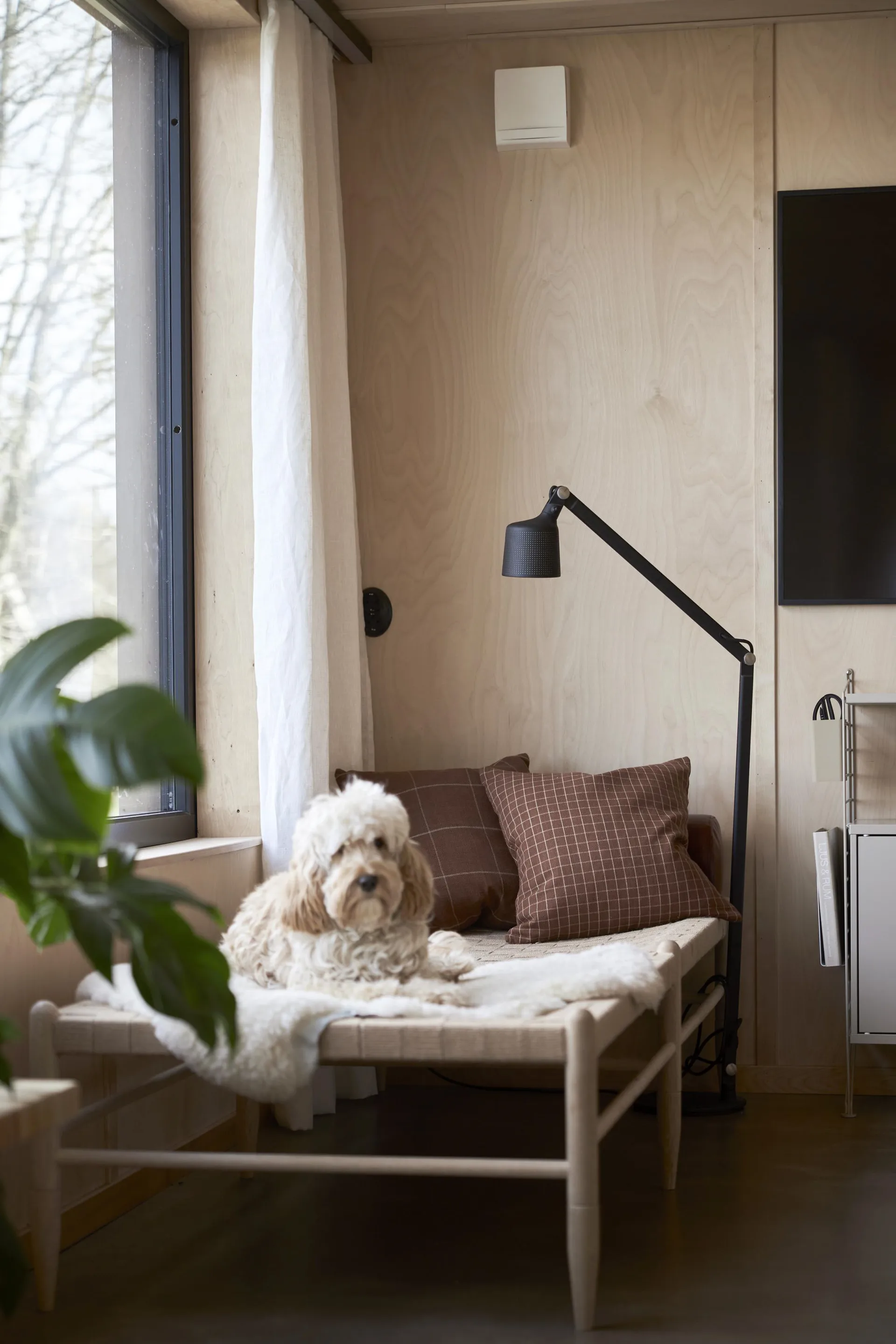 Lunnevik small Kissenbezug Baumwolle 45 x 45 cm, Braun Boel & Jan