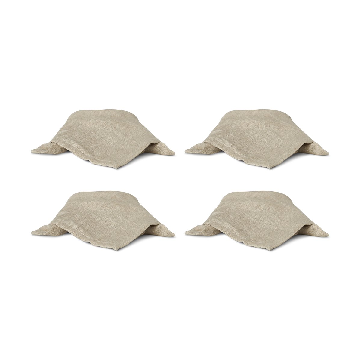 Boel & Jan Mandela Leinenserviette 40x40 cm Beige