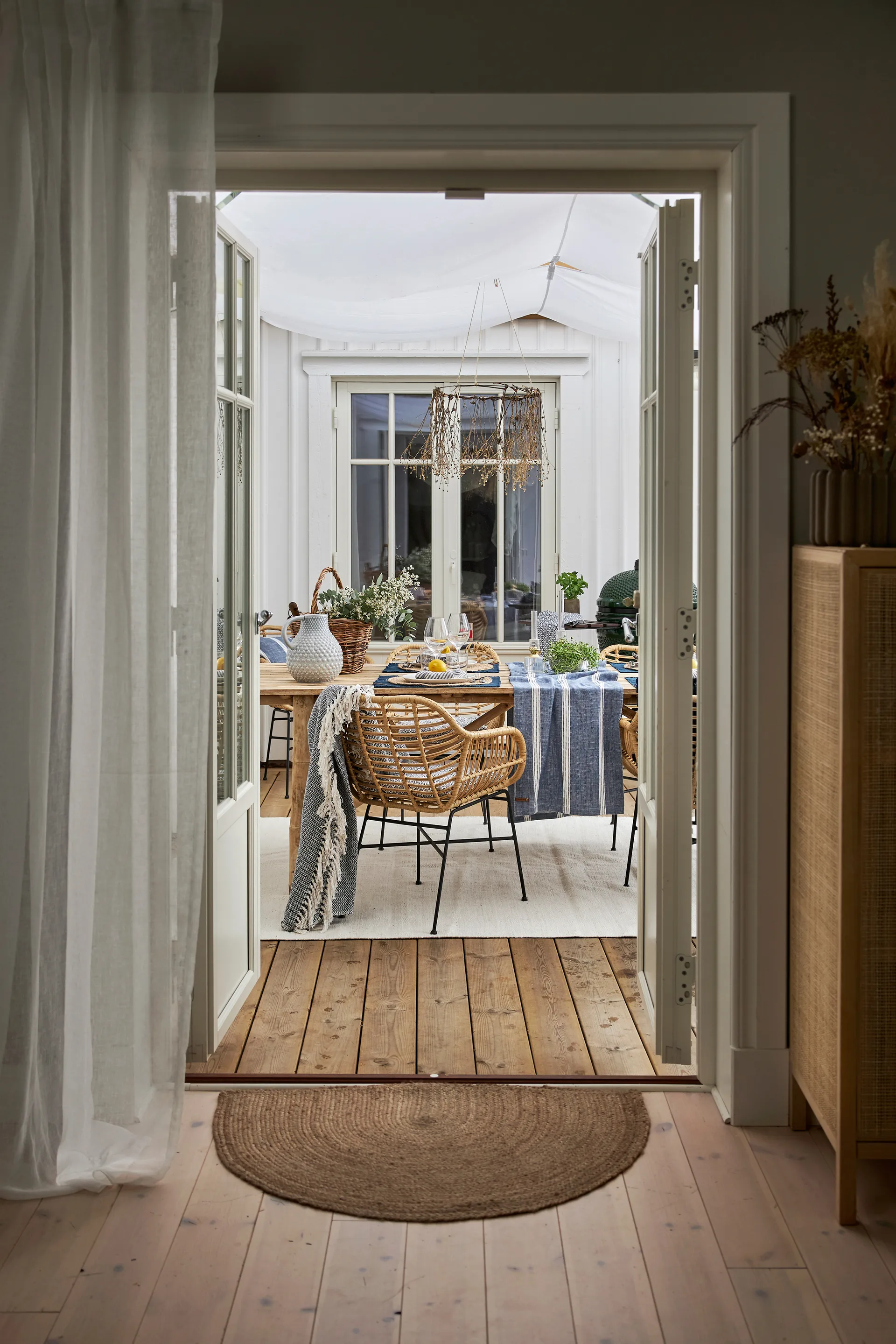 Merida Fußabstreifer 60 x 90cm, Natur Boel & Jan