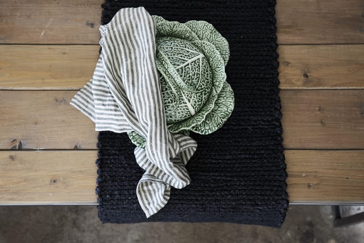 Merida Tischläufer 40 x 140cm, Schwarz Boel & Jan