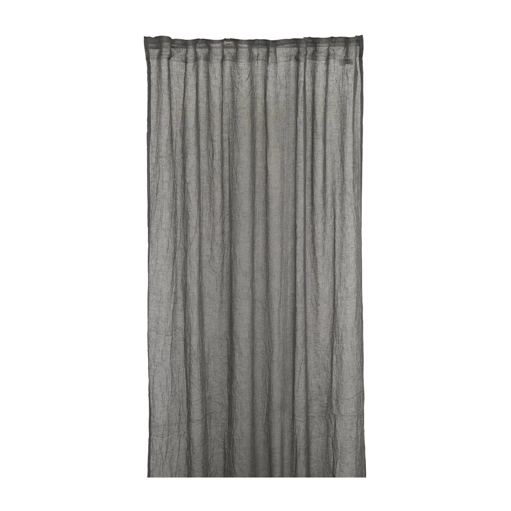 Mirja Gardinenset 130 x 275cm, Schwarz-grau Boel & Jan