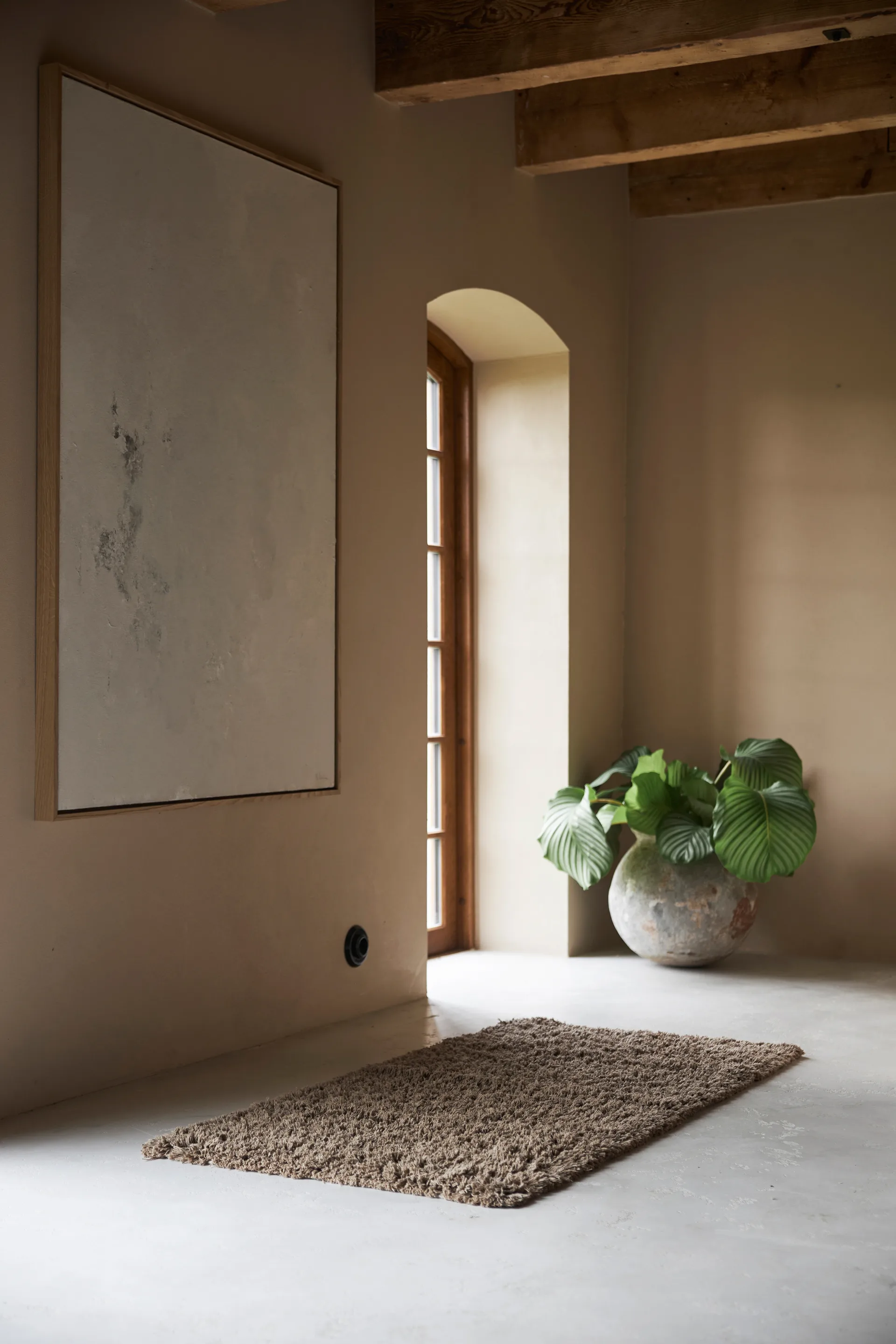 Noma Baumwollteppich 70 x 140 cm, Braun Boel & Jan