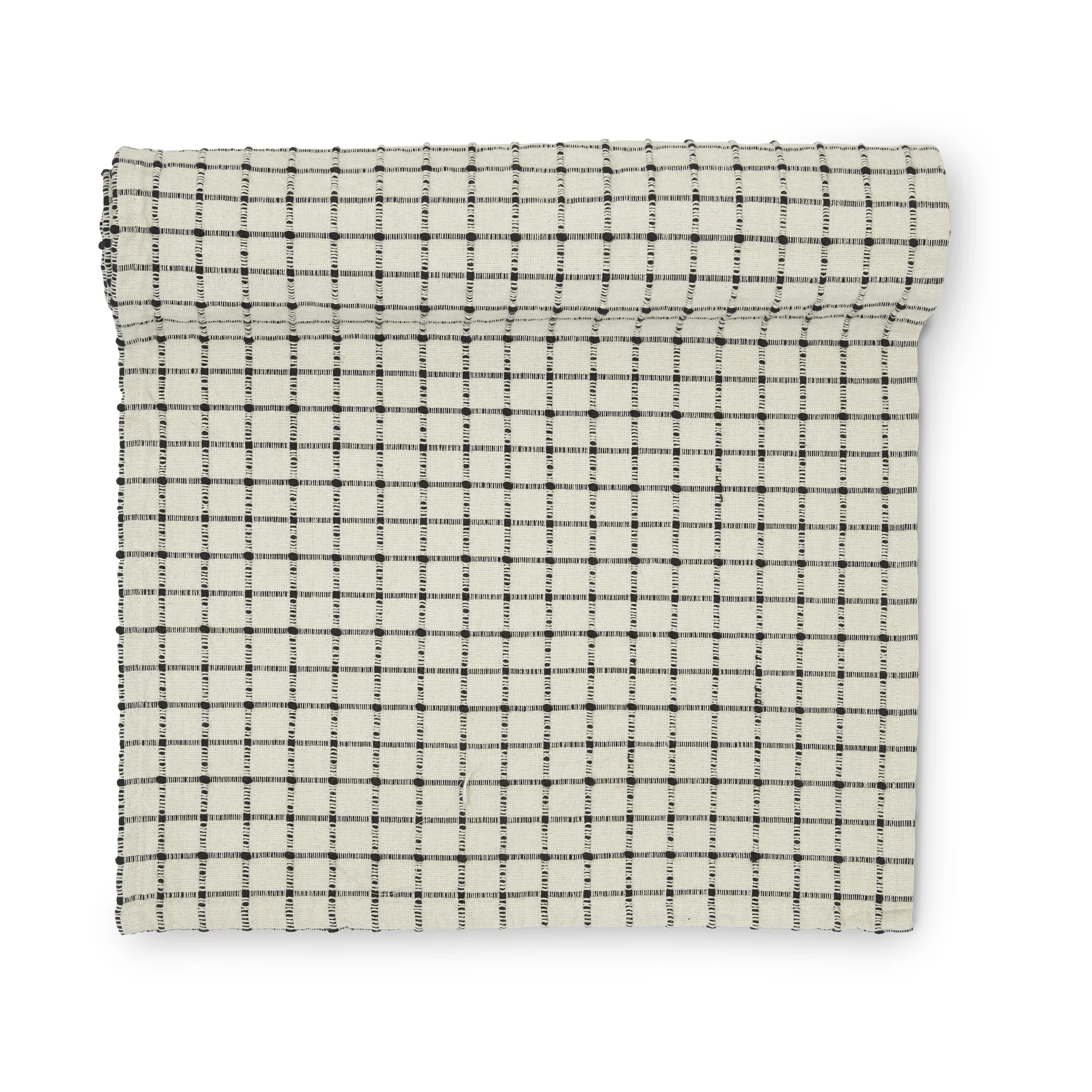 Noor Tischläufer 40x160cm, Schwarz-offwhite Boel & Jan