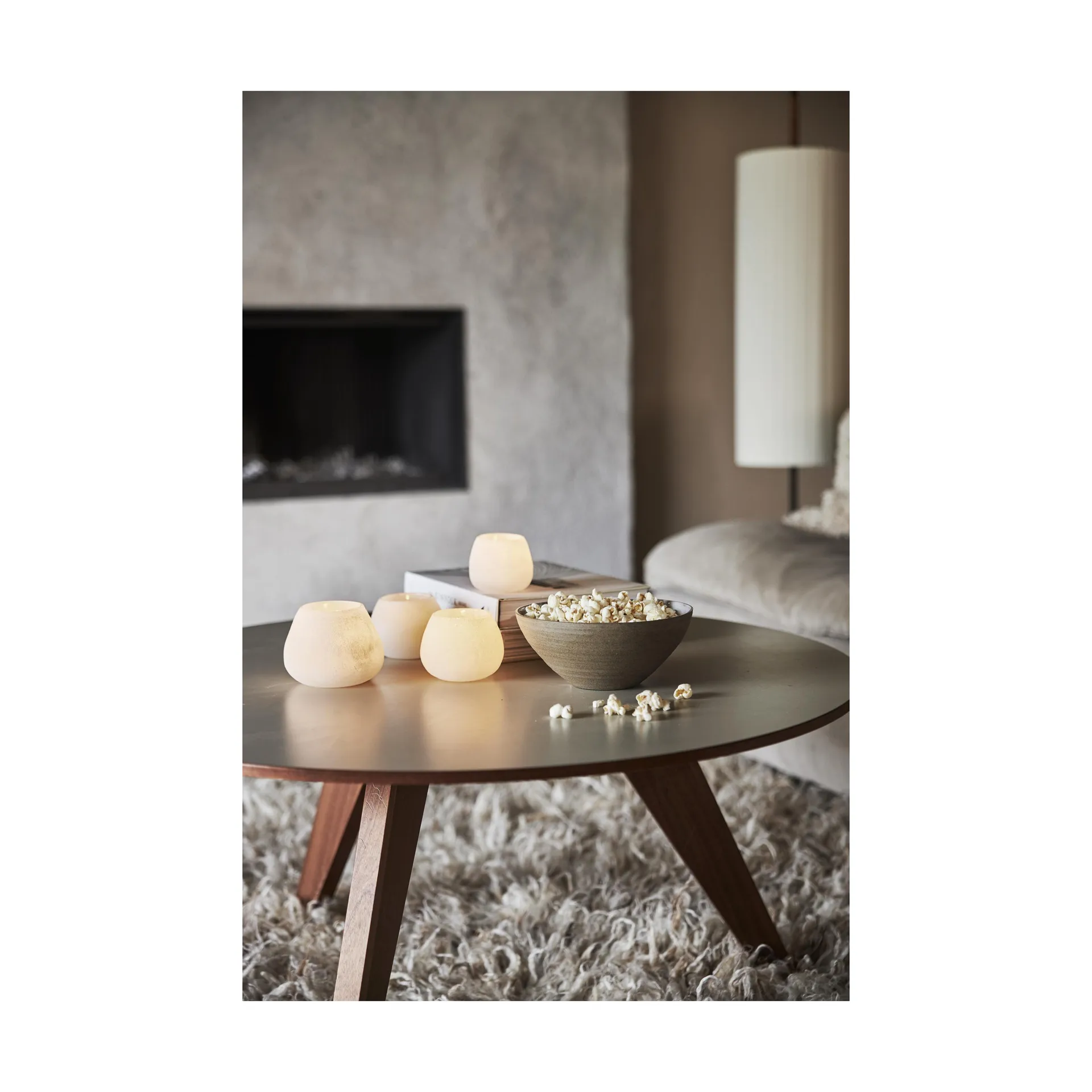 Norrvik Windlicht weiß, Ø11cm Boel & Jan