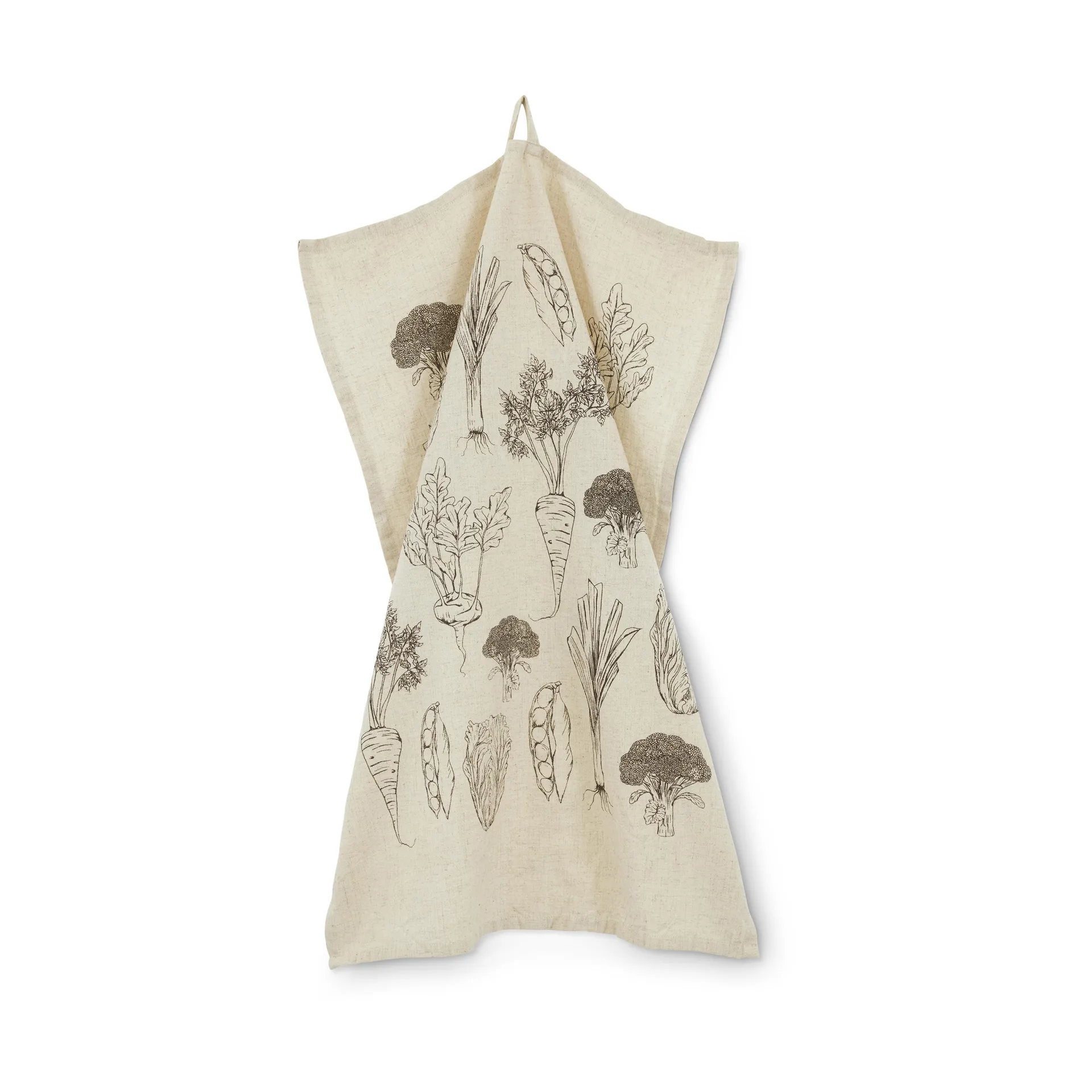 Odla Geschirrtuch 50x70cm, Beige-braun Boel & Jan