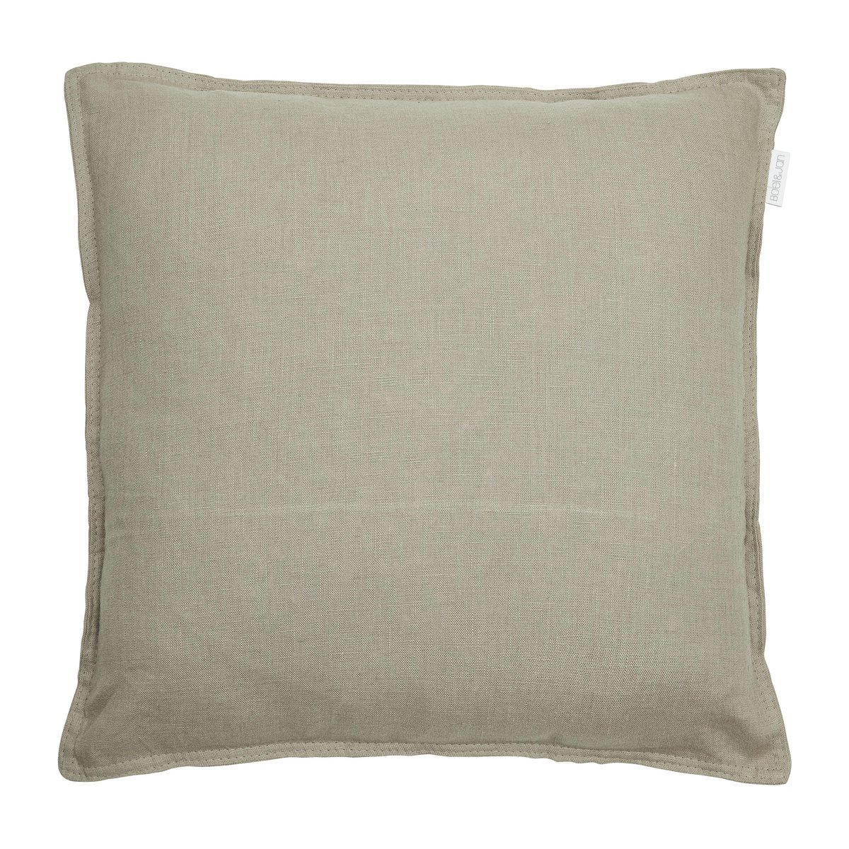 Boel & Jan Sabina Kissenbezug 45 x 45cm Grau | Skandinavisches Design | Bezüge für Zierkissen | Grau