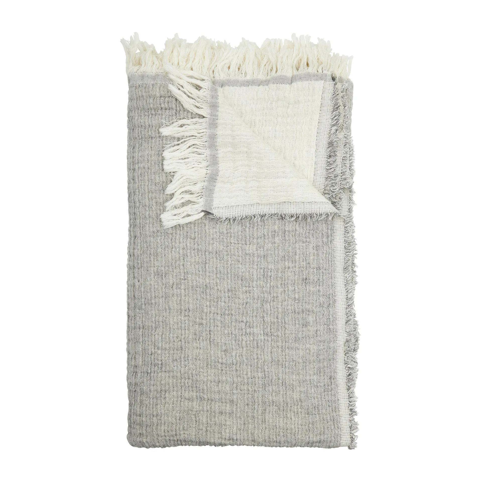 Samos Wolldecke 120 x 150cm, Grau Boel & Jan