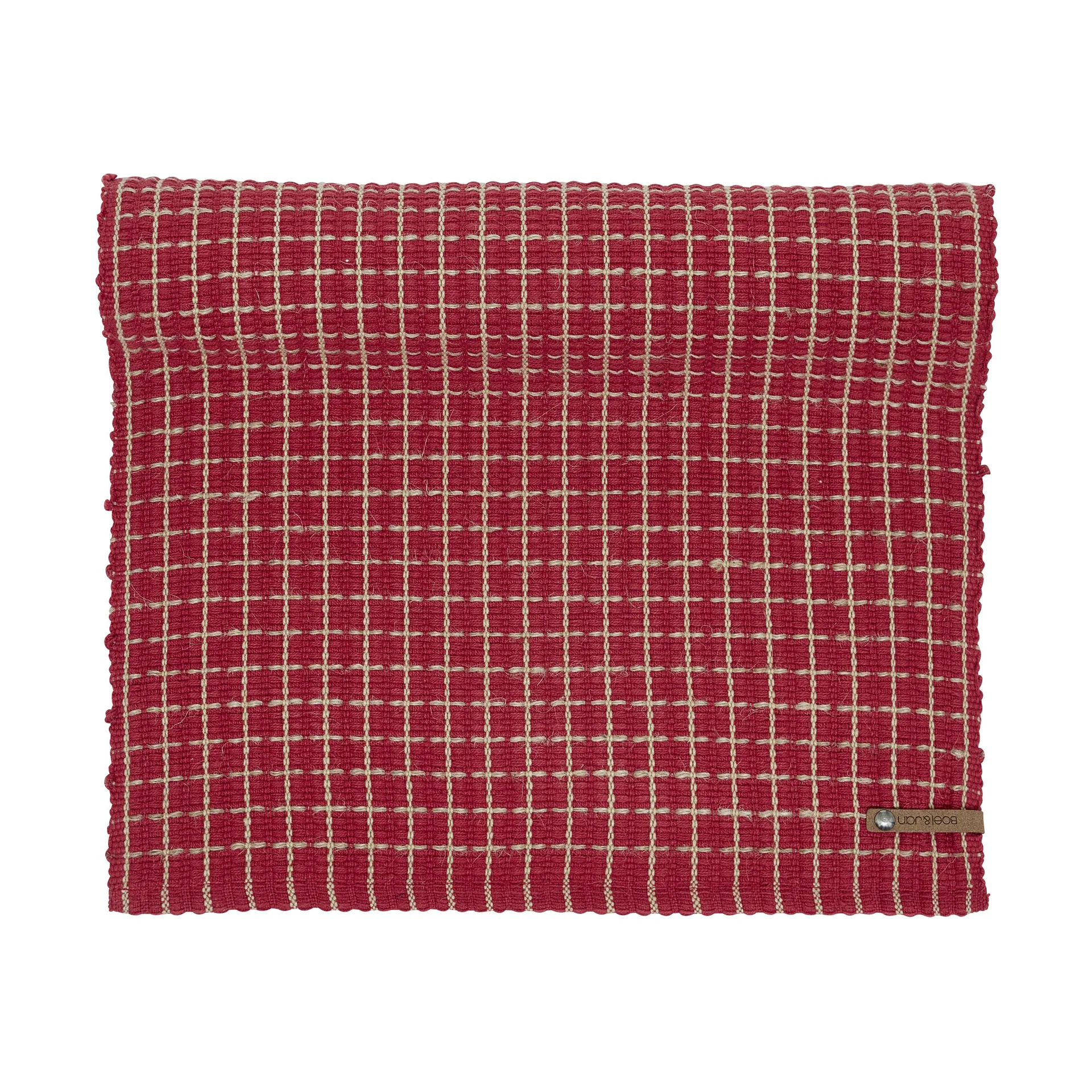 Tällberg Tischläufer 40x140cm, Rot -natur Boel & Jan