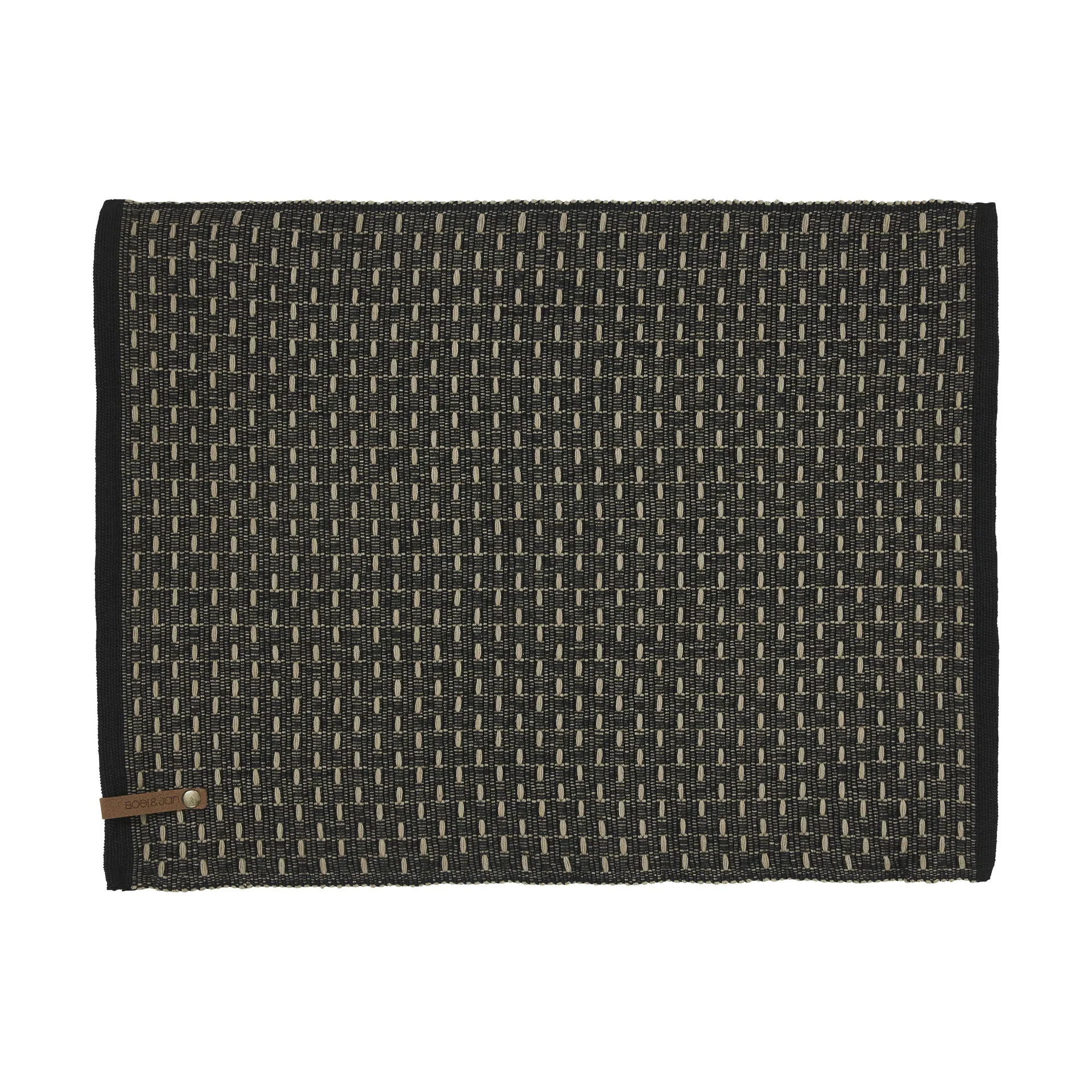 Theun Tischset 35x45cm, Schwarz-natur Boel & Jan