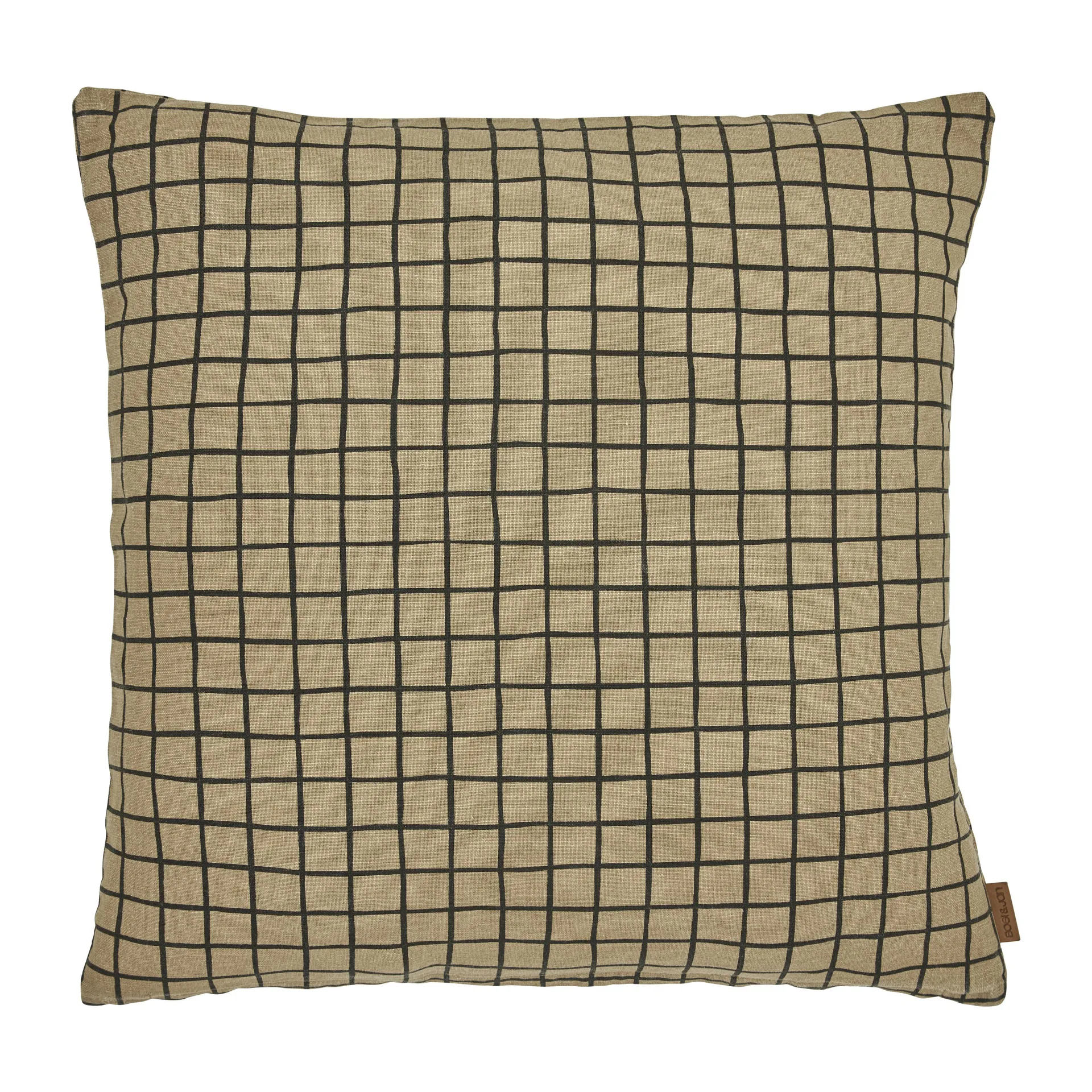 Tofta check Kissenbezug 45 x 45 cm, Braun Boel & Jan