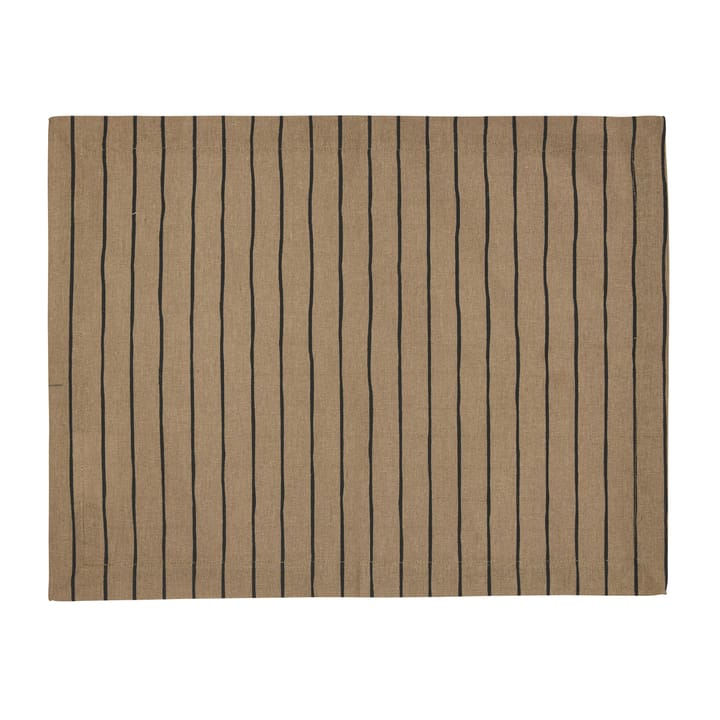 Tofta stripe Platzdecke 35 x 45 cm - Braun - Boel & Jan