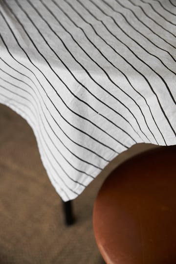 Tofta stripe Tischdecke 150 x 150 cm - Grau - Boel & Jan