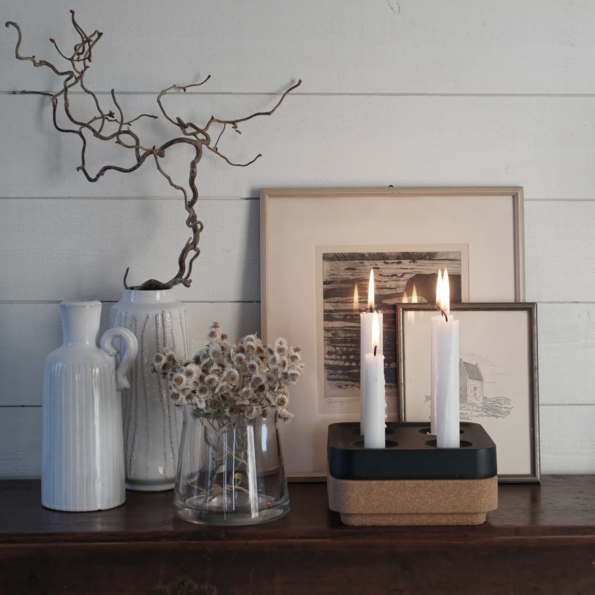 Korkschale für Fyran Kerzenhalter 16 x 16 cm, Braun Born In Sweden