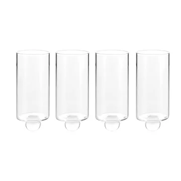 Stumpastaken Kerzenhalter Vase 4er Pack - Klar - Born In Sweden