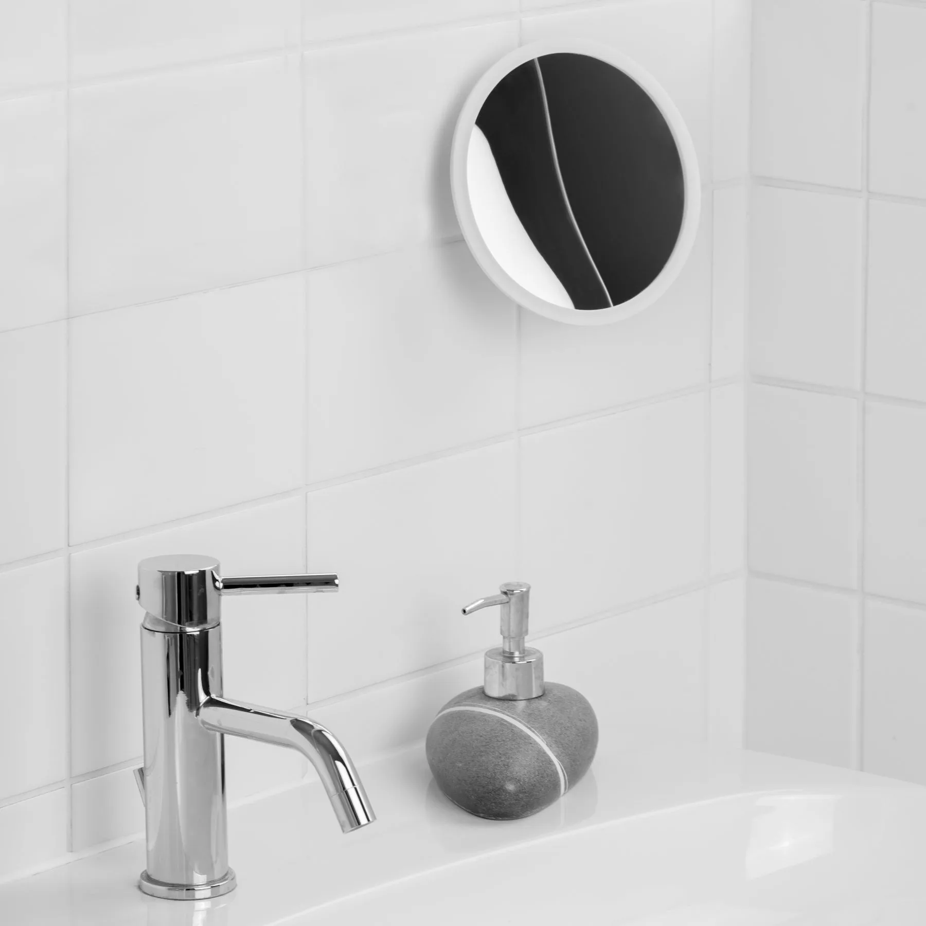 AirMirror Schminkspiegel x10 abnehmbar mit Saugnapf, Ø16,5 cm Bosign