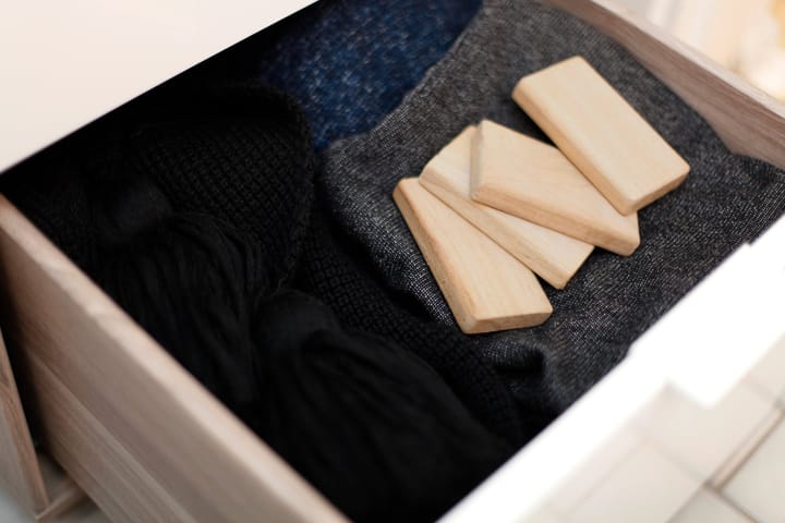 Bosign Duftblock aus weißem Zedernholz, 4er-Pack Bosign