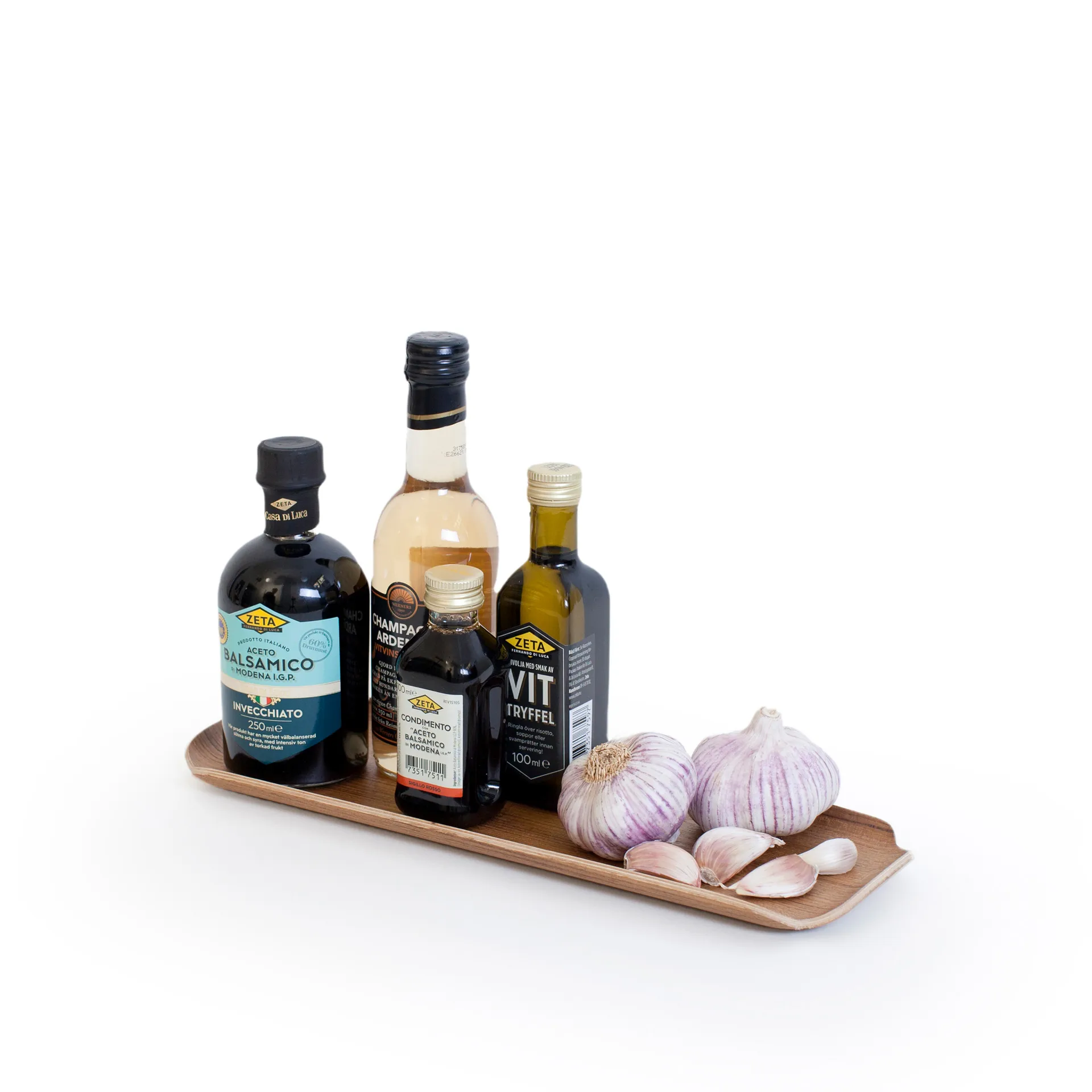 Bosign Holztablett leaf, Walnuss Bosign