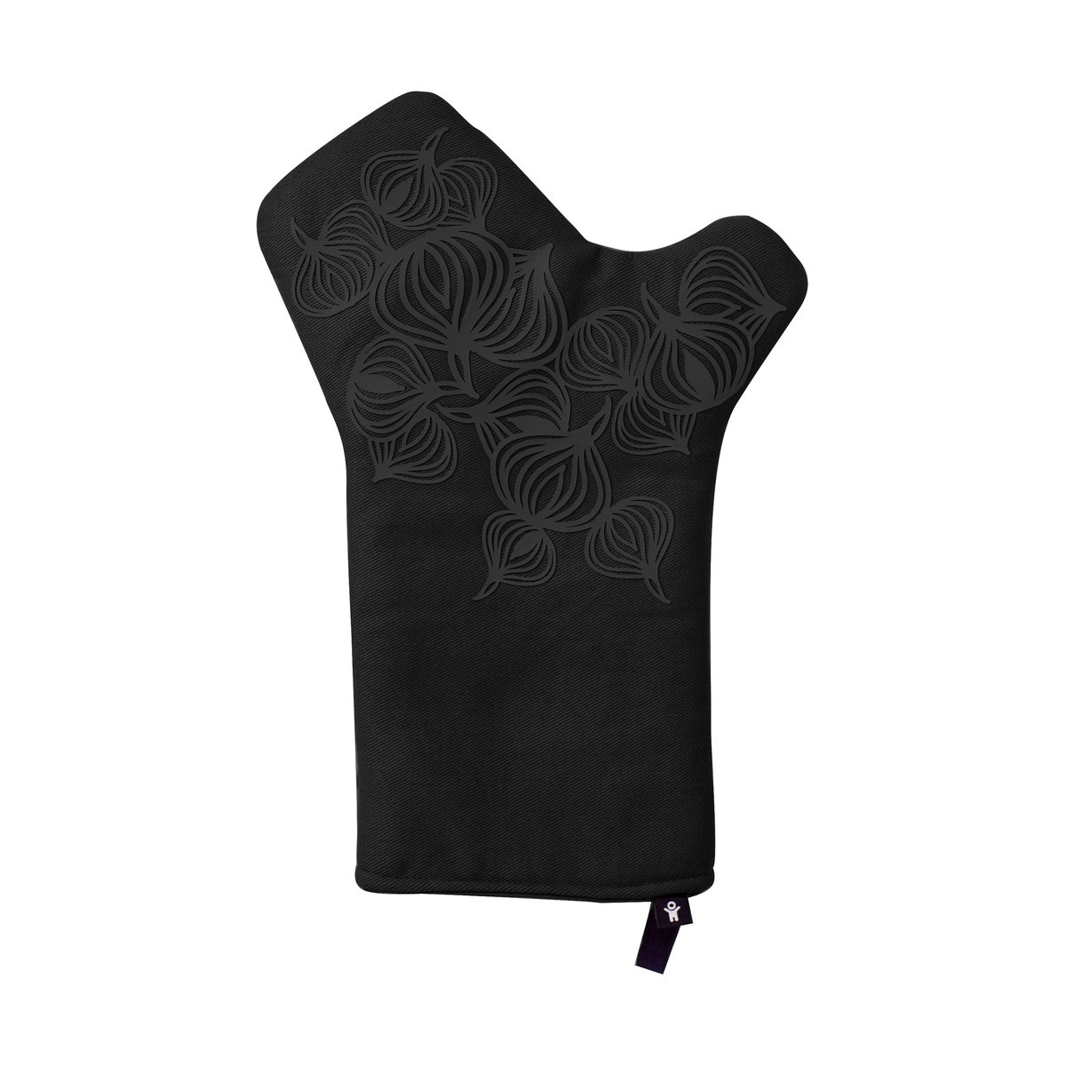 Bosign rutschfester Ofenhandschuh Schwarz | Skandinavisches Design | Topflappen & Topfhandschuhe | Schwarz