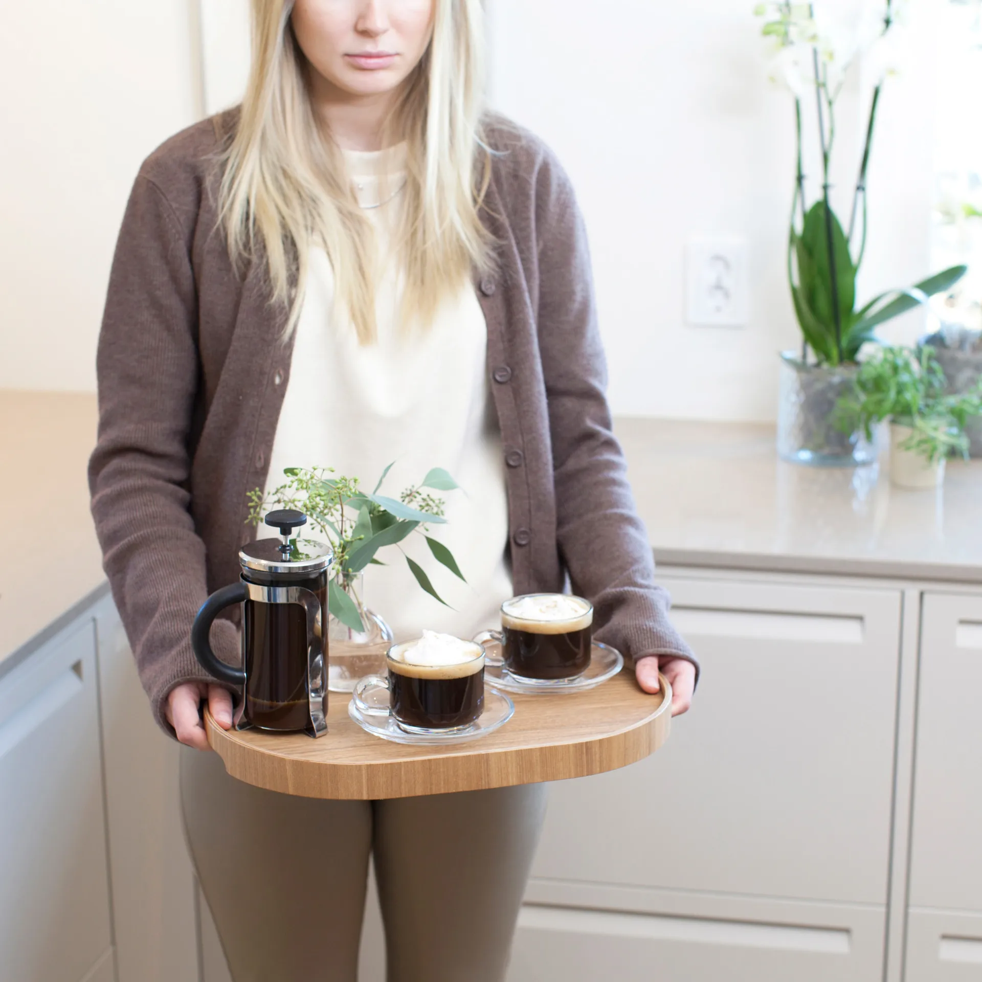 Bosign Serviertablett curveline medium 26 x 39cm, Pfeil Bosign