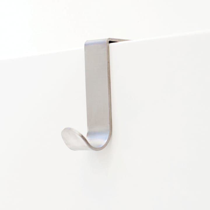Bosign single J-Haken 2er-Pack, Gebürsteter Stahl Bosign